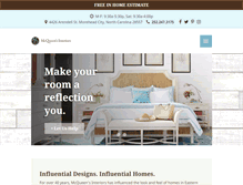 Tablet Screenshot of mcqueensinteriors.com
